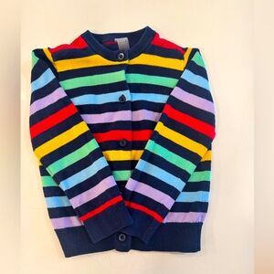 Primary rainbow cardigan